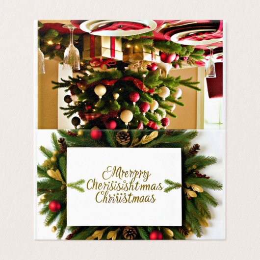 Herzliche Grüße für Freunde" (Außenseite Aufgefaltet)