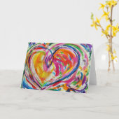 Herzliche Grußkarte für das Gemälde nach Maß Karte (Gelbe Blume)