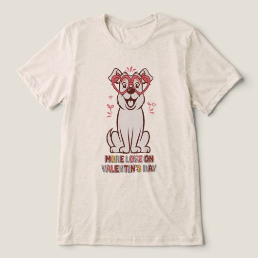 Herzliche Harmonie Tri-Blend Shirt (Design Vorderseite)
