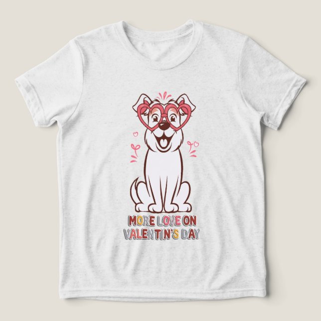 Herzliche Harmonie Tri-Blend Shirt (Design Vorderseite)