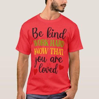 Herzliche harte Arbeit liebt tief T-Shirt