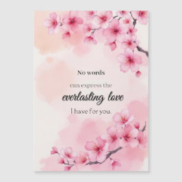 Herzliche Hochzeit Jubiläum in Aquarellen Magneteinladung