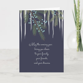 Herzliche Illustrierte Begrüßung Feiertagskarte