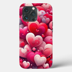 Herzliche Inspiration für rosa und rote Valentine Case-Mate iPhone Hülle