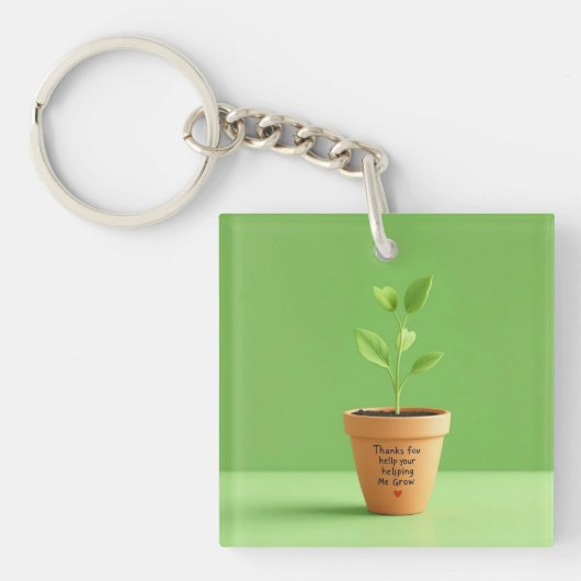 Herzliche Lehrerfreude Schlüsselanhänger (Vorderseite)