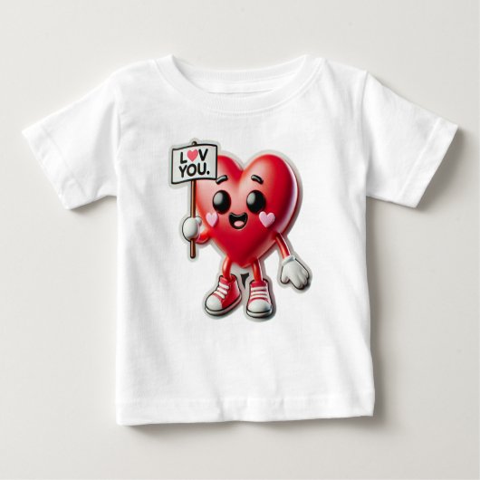 Herzliche Liebe Baby T-shirt (Vorderseite)