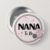 Herzliche Liebe: Nana-to-be Button (Vorne & Hinten)