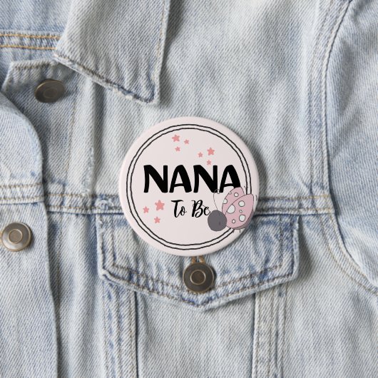 Herzliche Liebe: Nana-to-be Button (Beispiel)
