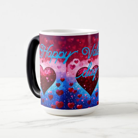 "Herzliche Liebe Print Tasse - Romantische Keramik (Vorderseite Links)