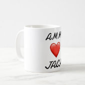 Herzliche Liebe Tasse (Vorderseite Links)