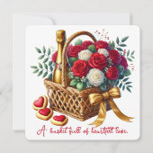 Herzliche Liebe - Valentinskarte Dankeskarte (Vorderseite)