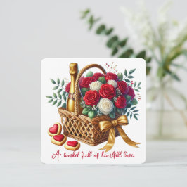 Herzliche Liebe - Valentinskarte Dankeskarte