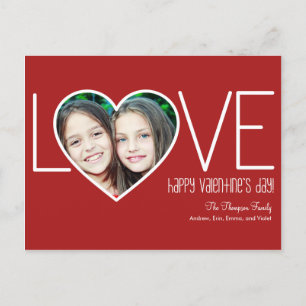 Herzliche Liebe Valentinstag Postkarte