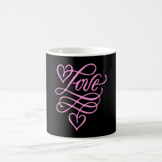 Herzliche Liebe Valentinstag Romantisches Sonnenge Kaffeetasse (Mittel)