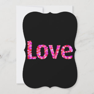 Herzliche Liebe Valentinstag Schwarze Hochzeit Ein Einladung