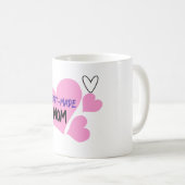 Herzliche Mama Adoptive Mama Kaffeetasse (VorderseiteRechts)