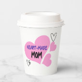 Herzliche Mama Adoptive Mama Pappbecher (Vorderseite)