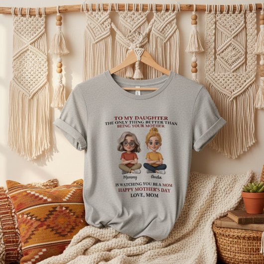 Herzliche Mutterschaft Mutter-Tochter-Bindung T-Shirt