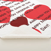 Herzliche Muttertagsblanket Sherpadecke (3/4)