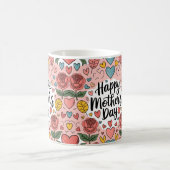 Herzliche Muttertagsgeschenke und Kunst Kaffeetasse (Mittel)