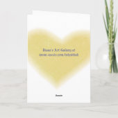 Herzliche Ostergruß - Karte (Rückseite)