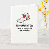 Herzliche Papierrollen-Mutter-Karte Karte (Gelbe Blume)