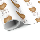 Herzliche religiöse Ermutigung, Grunge Geschenkpapier (Rolleneckpunkt)