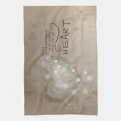 Herzliche religiöse Ermutigung, Grunge Geschirrtuch (Vertikal)