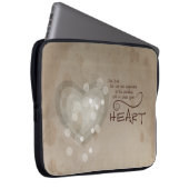 Herzliche religiöse Ermutigung, Grunge Laptopschutzhülle (Vorne Rechts)