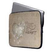 Herzliche religiöse Ermutigung, Grunge Laptopschutzhülle (Vorderseite Links)