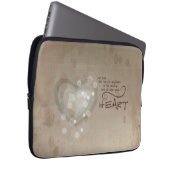 Herzliche religiöse Ermutigung, Grunge Laptopschutzhülle (Vorne Rechts)