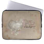 Herzliche religiöse Ermutigung, Grunge Laptopschutzhülle (Vorderseite)