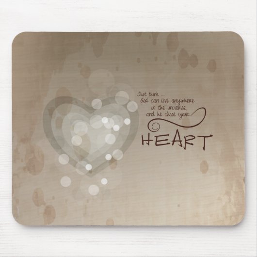 Herzliche religiöse Ermutigung, Grunge Mousepad (Vorne)