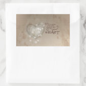 Herzliche religiöse Ermutigung, Grunge Rechteckiger Aufkleber (Tasche)