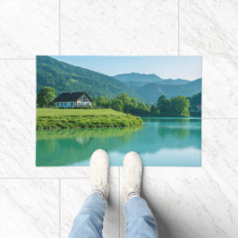 "Herzliche Ruhe am See - Ruhe am See Fußmatte