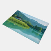 "Herzliche Ruhe am See - Ruhe am See Fußmatte (Schrägansicht)