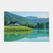 "Herzliche Ruhe am See - Ruhe am See Fußmatte (Vorderseite)