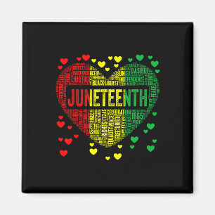Herzliche schwarze Geschichte Afro American Africa Magnet