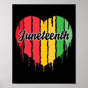 Herzliche schwarze Geschichte Afro American Africa Poster