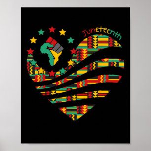 Herzliche schwarze Geschichte Afro American Africa Poster