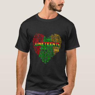 Herzliche schwarze Geschichte Afro American Africa T-Shirt