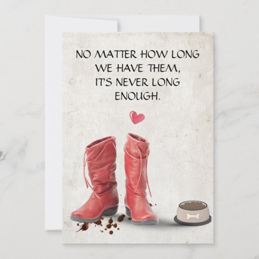 Herzliche Sympathiekarte Einladung (Vorderseite)