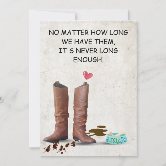 Herzliche Sympathiekarte Einladung (Vorderseite)