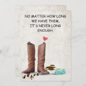 Herzliche Sympathiekarte Einladung (Vorne/Hinten)