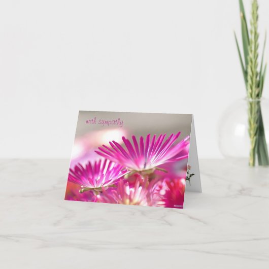 Herzliche Sympathiekarte Karte (Vorderseite)