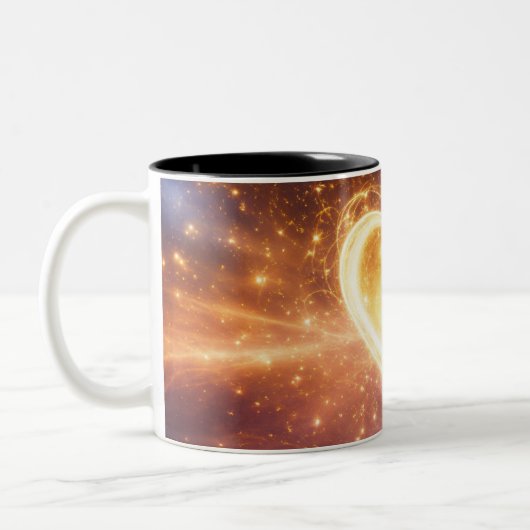 Herzliche Tasse - Express Liebe mit Jedem Sip! (Links)