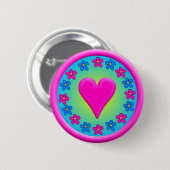 Herzliche Tatsache Button (Vorne & Hinten)