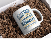 Herzliche Typografie des Vaters Kaffeetasse