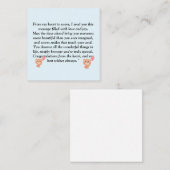 Herzliche und ganzheitliche Massage für alle Alter Begleitkarte (Vorne/Hinten)