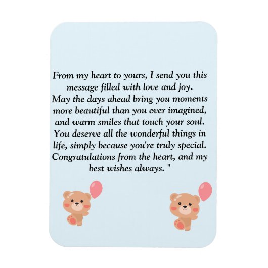 Herzliche und ganzheitliche Massage für alle Alter Magnet (Vertikal)